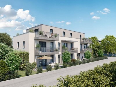 Erstbezug! Moderne 2-Zimmer Wohnung mit sonnigem Balkon