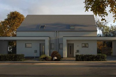 Individuell geplante Doppelhaushälfte in Erlangen - Ihr Traumhaus mit Energieeffizienz und Flexibili