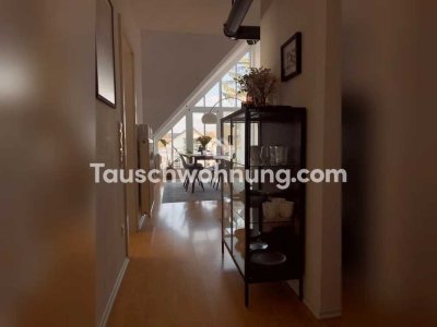Tauschwohnung: 2,5 Zi. Maisonette Whg mit Kamin, Balkon und Garage - Tausch