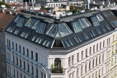 Traumhafte Dachgeschosswohnung in 1020 Wien - vollsaniert, 4 Zimmer, Terrasse!