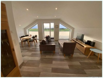 Nordseeheilbad Nordstrand: Wohnhaus Bj 2019 mit 2 komfortablen Fewos einen Katzensprung zum Meer!