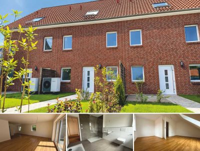 Erstbezug Reihenhaus mit Nolte-Küche // Zugang zur Oker