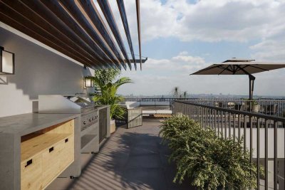 Penthouse Maisonett mit Aufdachterrasse im ruhigen Gartenhaus mit Aufdachterrasse