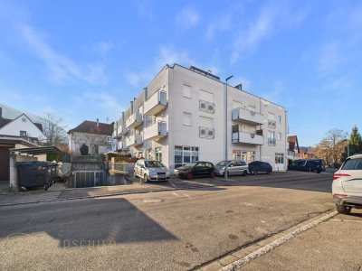 Vermietete 3-Zimmer-Wohnung mit zwei Balkonen und Stellplätzen in angenehmer Lage von Kuchen