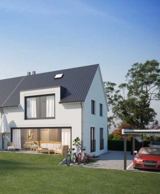 "Exklusives / Edel " KfW55 Doppelhaus, EBK, Wärmepumpe, Klimaanlage... , - zum Einzug bereit -