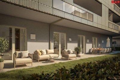 Sonne genießen im eigenem Garten - exklusive 3-Zimmer Wohnung inklusive nachhaltigem Energiesystem
