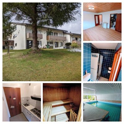 Gemütliche Dachgeschosswohnung  mit EBK, Schwimmbad, Sauna & Waschraum