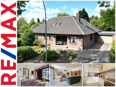 Exklusives Wohnen - großes Einfamilienhaus im Bungalowstil auf Traumgrundstück in gefragter Wohnlage