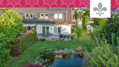 SEEBURG, DICHT AN BERLIN
PROVISIONSFREIE DOPPELHAUSHÄLFTE
TOP ZUSTAND, TOLLER GARTEN