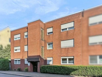 Zentral gelegene 2-Zimmer-Wohnung mit großer Loggia und Garage in Haltern am See