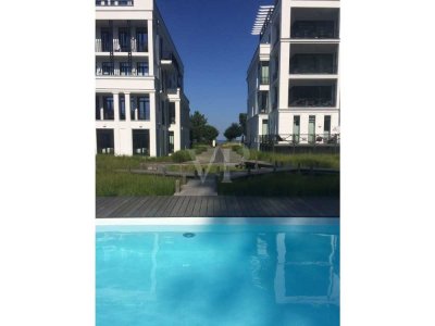 Appartement mit Meerblick und Möglichkeit zum VIP-Zugang zum Sky-Schwimmbad