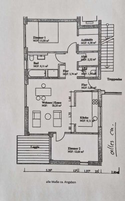 Helle 3-Zimmer-Wohnung mit Loggia, Ankleidezimmer & Aufzug in ruhiger Lage von Bad Camberg