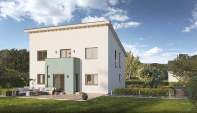 Großzügiges Wohnen: Entdecke dieses 190 m² Traumhaus mit modernem Pultdach!