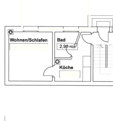 zentral gelegene 1 Zimmer Wohnung in Pfungstadt