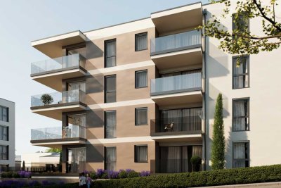 *Ihr neues Zuhause direkt am Wasser*Moderne 2-Zimmer Wohnung mit Traumterrasse*KfW40*