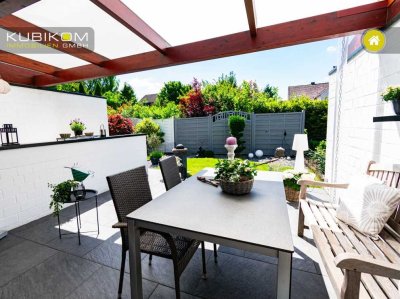 Attraktives, modernisiertes Reihenmittelhaus mit ausgebautem Dachstudio in ruhiger Sackgassenlage.