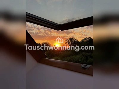 Tauschwohnung: DG mit Balkon gegen EG mit Garten��