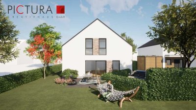 Modernes großzügiges Einfamilienhaus auf schönem ruhigen Grund in Mondorf