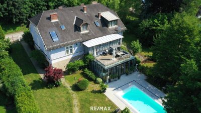 "Zeitlose Eleganz in Berndorf – Villa mit Parkgarten &amp; Pool für höchste Ansprüche"