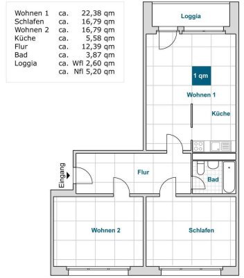 Das Glück hat ein Zuhause: großzügige 3-Zimmer-Wohnung