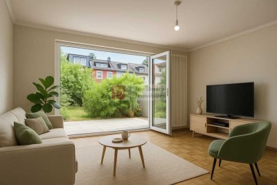 Top!! geringe Erbpacht - Reihenmittelhaus mit traumhaftem Garten