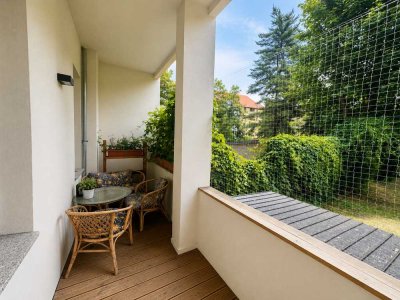 Traumhafte 1 Raum-Wohnung mit Loggia, Essbereich + EBK und Dusche in Leipzig Reudnitz