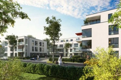 ERSTBEZUG: Stilvolle 2-Zimmer-Wohnung mit Balkon & Küche in Troisdorf