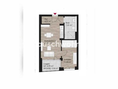 Tauschwohnung: 2-Zimmer-Neubauwohnung mit Balkon im Südviertel