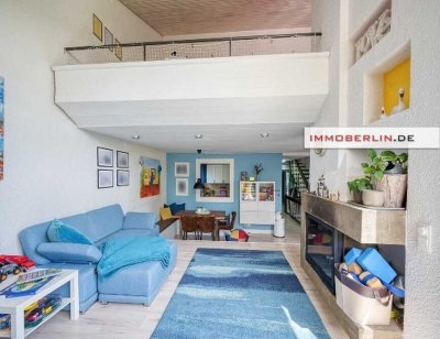IMMOBERLIN.DE - Geniale Doppelhaushälfte mit Einliegerwohnung – Raumwunder mit Südwestgarten