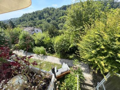 Panorama Ausblick und wohnen wie in einem Haus