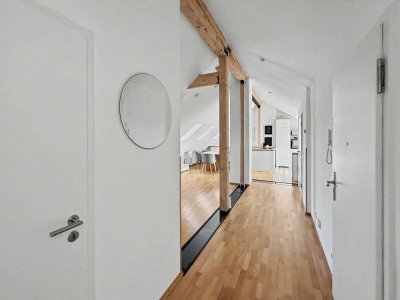 Wunderschöne 3-Zimmer-Dachgeschosswohnung zum sofortigen Bezug in Frankfurt-Fechenheim