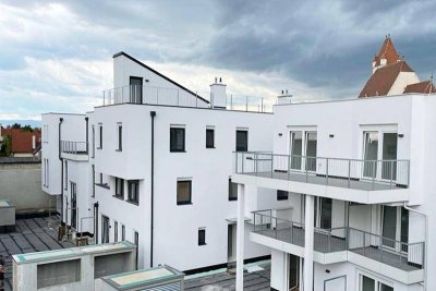 Traumhafte Dachterrasse mit Blick über Eisenstadt