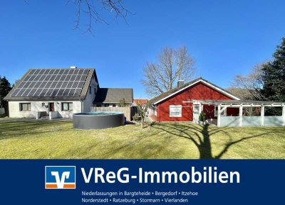Nimm 2: Bungalow + Haus in Ziethen mit PV Anlage auf einem Grundstück. Ideal für Mehrgenerationen