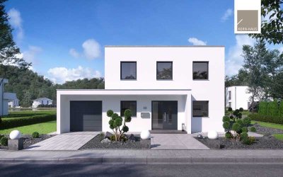 Moderne Bauhaus-Architektur auf 130m² mit großen Fensterflächen in Hutholz!