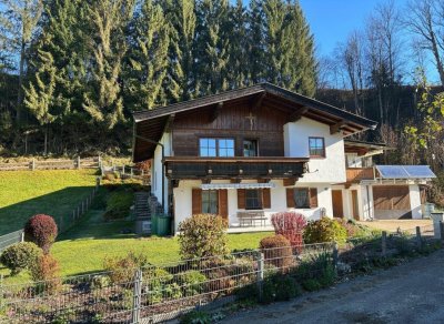 Gepflegtes Wohnhaus mit unbefristetem Wohnrecht in Kössen