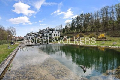 4-Zimmer-Neubau-Gartenwohnung mit 340 m² Garten und Seeblick