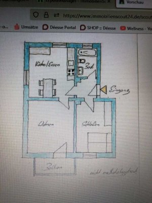 Ansprechend sanierte 2-Raum-Hochparterre-Wohnung mit toller Innenausstattung mit EBK in Kelheim