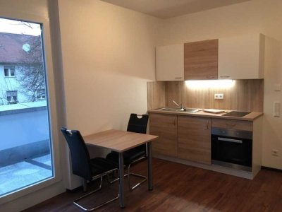 Moderne vollmöblierte 1-Zimmer-Wohnung mit Balkon und Einbauküche in Top Lage in Ingolstadt