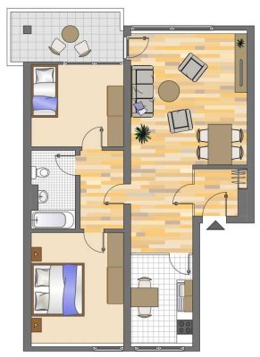 3-Zimmer Wohnung in Dortmund Dorstfeld