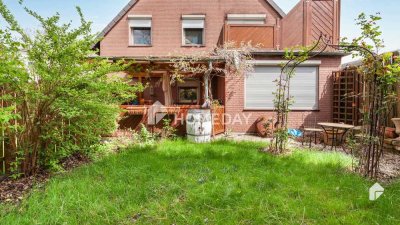 Gemütliche Erdgeschosswohnung mit überdachter Terrasse und Gartenidylle in Weyhausen