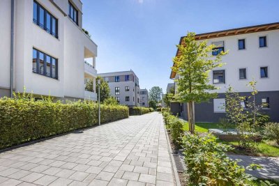 Moderne 2-Zimmer Wohnung mit Garten und Garage in Bogenhausen, München