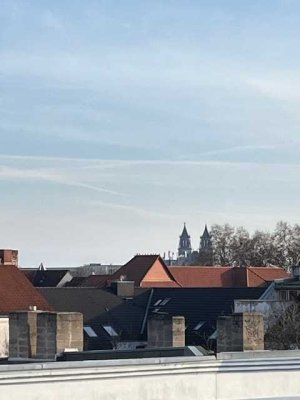 Helle 3-Zimmer Dachgeschosswohnung mit Balkon in Stadtfeld Ost
