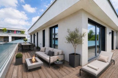 MÜNCHNER IG: Exklusive 3-Zimmer-Dachterrassenwohnung mit Parkblick & modernem Wohnkomfort!