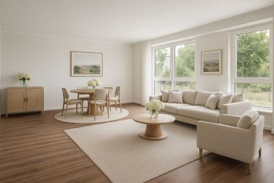 +++ CHARMANTE FRISCH SANIERTE 3-ZIMMERWOHNUNG MIT TERRASSE UND GARTEN IN RUHIGER LAGE +++