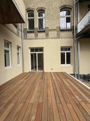 Sonnige Terrassenwohnung im denkmalgeschützten Altbau in Düsseldorf Unterbilk...