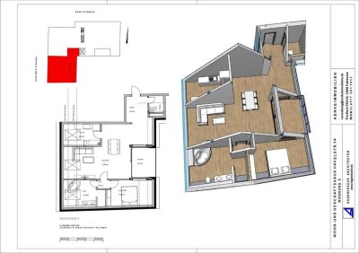 WE 09 Neubau 2 Zimmer-Wohnung 84 m² ab 01.07.2024 hochenergetische Architektur