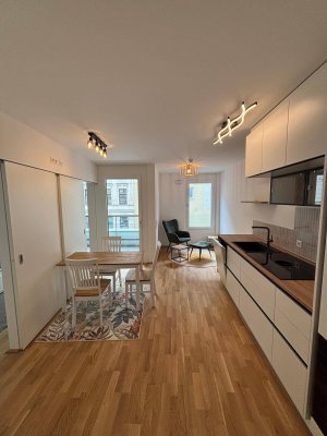 Erstbezug: Möblierte moderne 2-Zimmer-Neubauwohnung mit Loggia und hochwertiger Ausstattung in Hernals