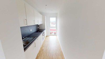 Perfekt für Singels oder Paare: 2-Zimmer-Wohnung mit Dachterrasse