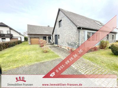 Thiergarten: Komfortables Zuhause für zwei: sanierte Doppelhaushälfte mit Kamin und zwei Terrassen