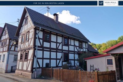 Gemütliches Fachwerkhaus mit pflegeleichtem Garten in Wanfried OT
